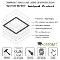 BlackBerry KEY2 - Vitre de Protection 3D Curved - TM Concept®