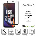OnePlus 6T - Verre trempé intégral Protect Noir - adhérence 100% nano-silicone - TM-Concept®