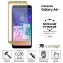 Samsung Galaxy A6 Plus (2018) - Verre trempé intégral Protect - adhérence 100% nano-silicone - TM-Concept®