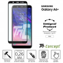 Samsung Galaxy A6 Plus (2018) - Verre trempé intégral Protect - adhérence 100% nano-silicone - TM-Concept®