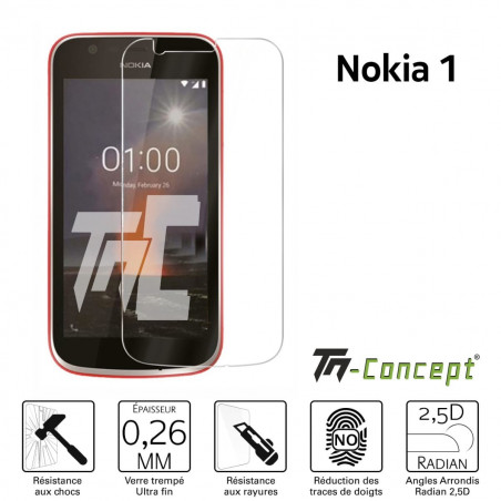 Nokia 1 - Verre trempé TM Concept® - Gamme Crystal
