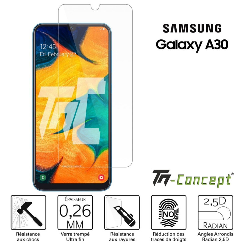 Samsung Galaxy A30 - Verre trempé TM Concept® - Gamme Crystal