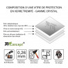 Huawei Ascend P8 - Vitre de Protection Crystal - TM Concept®