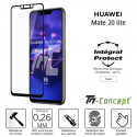 Huawei Mate 20 Lite - Verre trempé intégral Protect Noir - adhérence 100% nano-silicone - TM-Concept® - image couverture