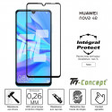 Huawei Nova 4e - Verre trempé intégral Protect Noir - adhérence 100% nano-silicone - TM-Concept®