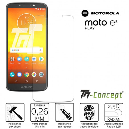 Motorola Moto E5 Play - Verre trempé TM Concept® - Gamme Crystal