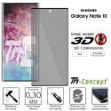 Samsung Galaxy Note 10 - Verre trempé 3D incurvé teinté anti-espion - TM-Concept®