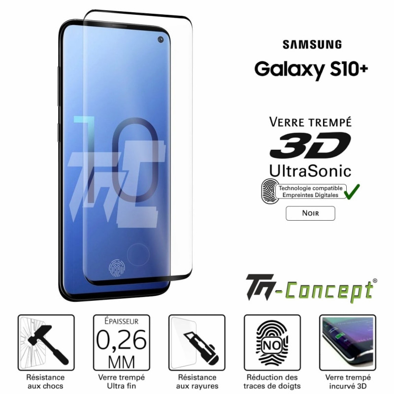 Vitre protection / Verre trempé 3D incurvé Samsung Galaxy S20 PLUS