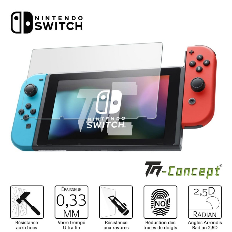 Nintendo Switch - Verre trempé TM Concept®