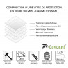 Alcatel A3 - Verre trempé TM Concept® - Gamme Crystal