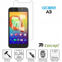 Alcatel A3 - Verre trempé TM-Concept® - Gamme Standard Premium
