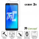 Alcatel 3V - Verre trempé TM-Concept® - Gamme Standard Premium