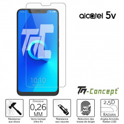 Alcatel 5V - Verre trempé TM Concept® - Gamme Crystal