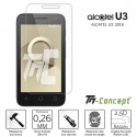 Alcatel U3 2018 - Verre trempé TM-Concept® - Gamme Standard Premium