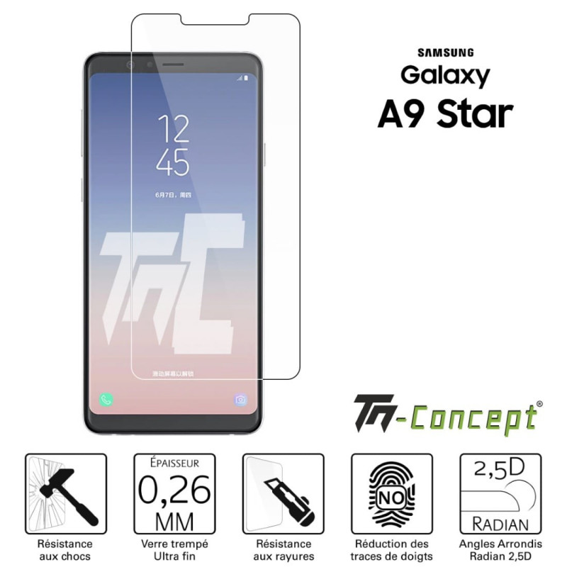 Samsung Galaxy A9 Star - Verre trempé TM Concept® - Gamme Crystal
