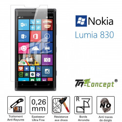 Nokia Lumia 830 - Vitre de Protection Crystal - TM Concept®