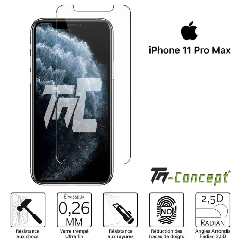 Apple iPhone 11 Pro Max - Verre trempé TM Concept® - Gamme Crystal