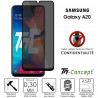 Samsung Galaxy A20 - Verre trempé Anti-Espions - Intégral Privacy - TM Concept®