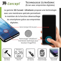 Samsung Galaxy S20 Ultra - Verre trempé 3D UltraSonic- TM Concept®