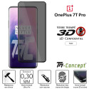 OnePlus 7T Pro - Verre trempé 3D incurvé teinté anti-espion - TM-Concept®