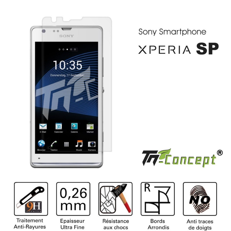 Sony Xperia SP - Vitre de Protection Crystal - TM Concept®