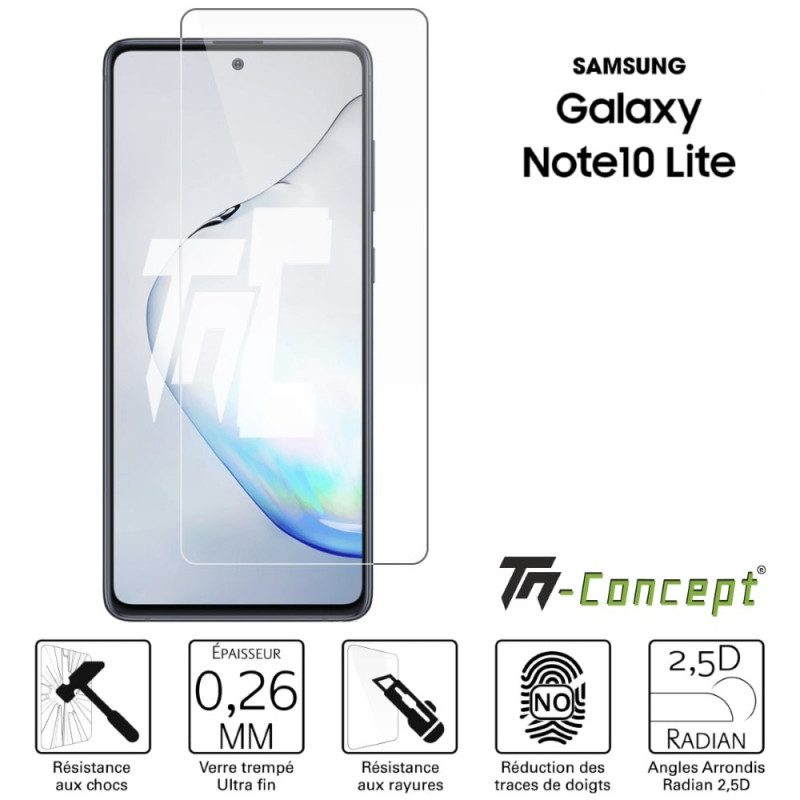 Samsung Galaxy Note 10 Lite - Verre trempé TM Concept® - Gamme Crystal