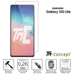 Samsung Galaxy S10 Lite - Verre trempé TM Concept® - Gamme Crystal