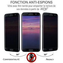 Samsung Galaxy A40 - Verre trempé Anti-Espions - TM Concept®
