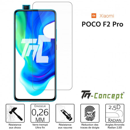 Xiaomi Poco F2 Pro - Verre trempé TM Concept® - Gamme Crystal