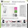Xiaomi Redmi Note 9 Pro - Verre trempé intégral Protect Noir - adhérence 100% nano-silicone - TM Concept®