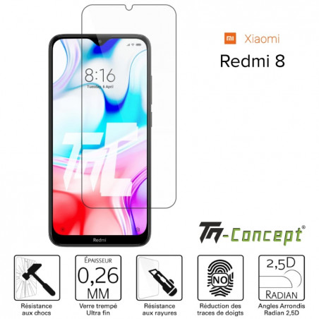 Xiaomi Redmi 8 - Verre trempé TM Concept® - Gamme Crystal