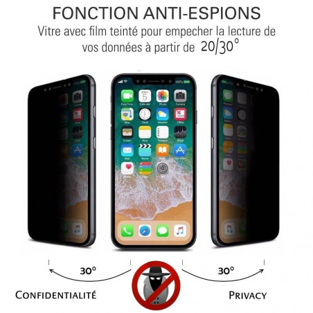 Apple iPhone 12 Pro - Verre trempé Anti-Espions - TM-Concept®