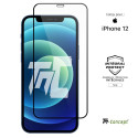 Apple iPhone 12 - Verre trempé intégral Protect Noir - adhérence 100% nano-silicone - TM-Concept®