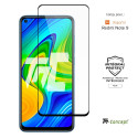 Xiaomi Redmi Note 9 - Verre trempé intégral Protect Noir - adhérence 100% nano-silicone - TM-Concept®