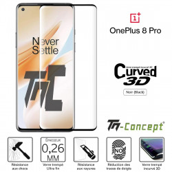 OnePlus 8 Pro - Verre trempé 3D incurvé - TM Concept®