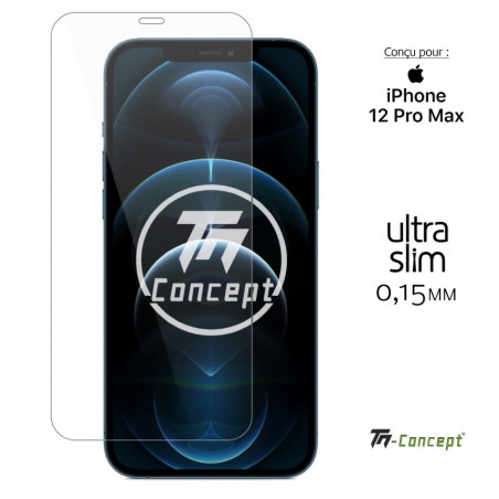 Apple iPhone 12 Pro Max - Verre trempé Ultra Slim 0,15 mm - TM Concept®
