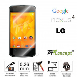 LG Google Nexus 4 - Vitre de Protection Crystal - TM Concept®
