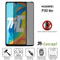 Huawei P30 Lite - Verre trempé Anti-Espions - Intégral Privacy - TM-Concept®