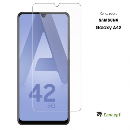 Vitre de protection en verre trempé Samsung Galaxy A42 - TM Concept®