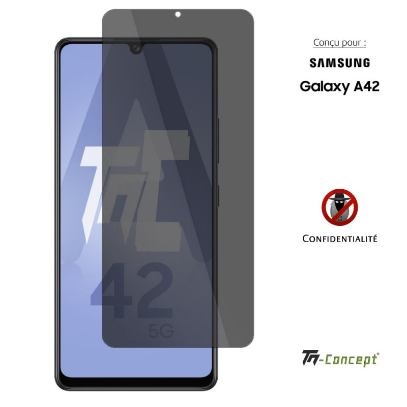 Verre trempé protection intégrale Samsung Galaxy A42 5G TM Concept®