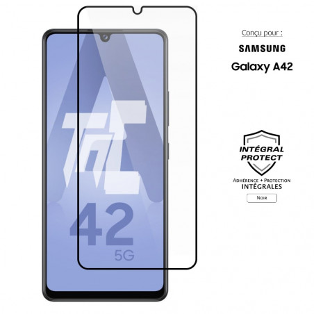 Verre trempé protection intégrale Samsung Galaxy A42 5G TM Concept®