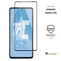 Samsung Galaxy A52 - Verre trempé intégral Protect Noir - adhérence 100% nano-silicone - TM-Concept®