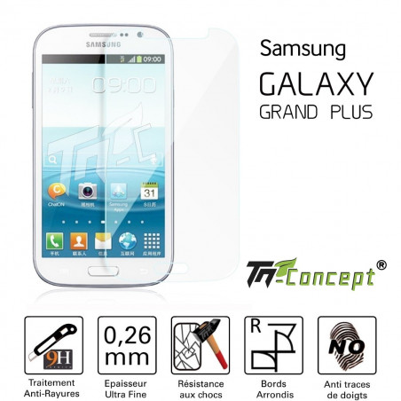 Samsung Galaxy Grand Plus - Vitre de Protection Crystal - TM Concept®