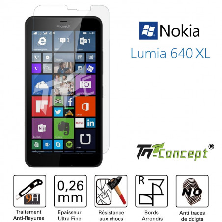 Nokia Lumia 640 XL - Vitre de Protection Crystal - TM Concept®