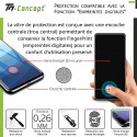 Apple iPhone 11 Pro Max - Verre trempé intégral Protect Noir - adhérence 100% nano-silicone - TM Concept®