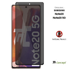 Samsung Galaxy Note 20 - Verre trempé Anti-Espions - Intégral Privacy - TM Concept®