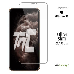 Apple iPhone 11 - Verre trempé Ultra Slim 0,15 mm - TM Concept®