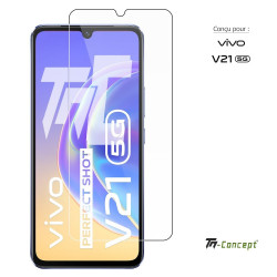 Vivo V21 - Verre trempé TM Concept® - Gamme Crystal