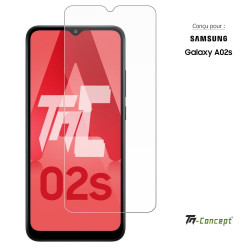 Samsung Galaxy A02s - Verre trempé TM Concept® - Gamme Crystal  - image couverture