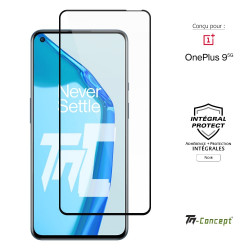 OnePlus 9 - Verre trempé intégral Protect Noir - adhérence 100% nano-silicone - TM Concept® - image couverture